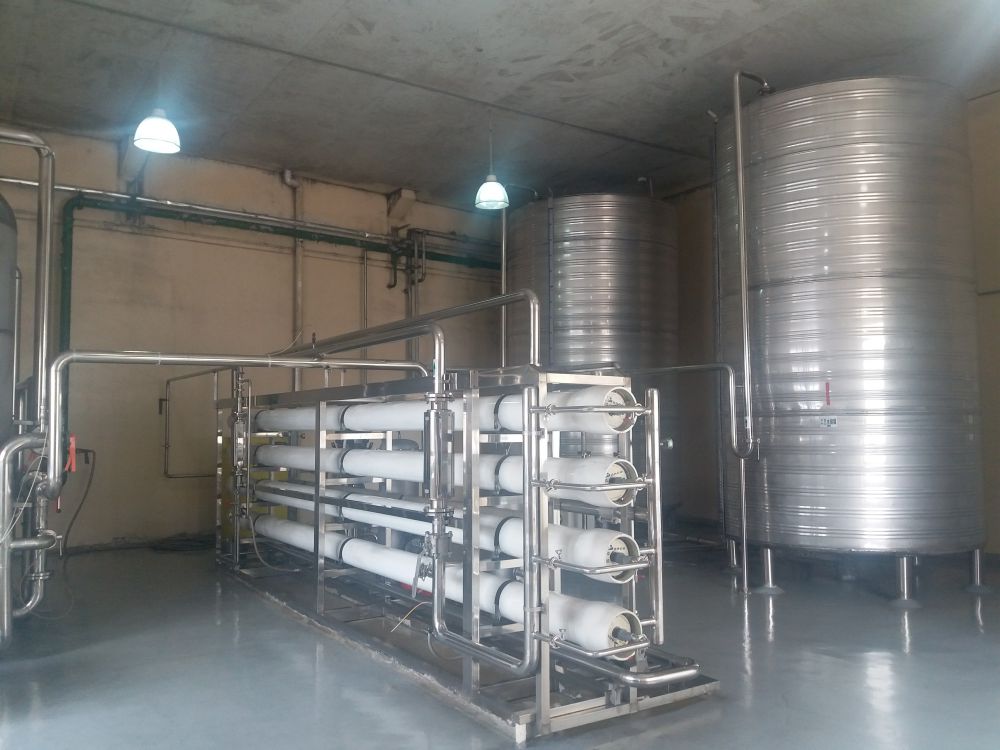 廣東某某酒廠30m3ph純水係統