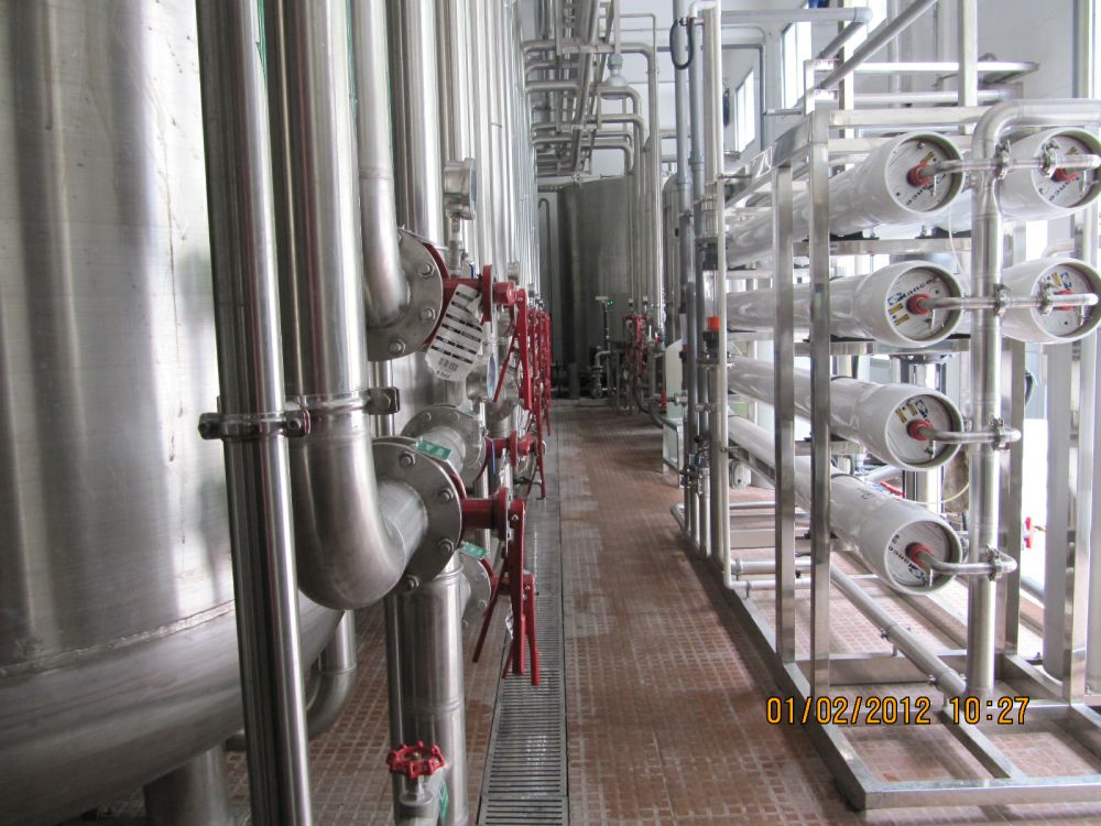 飲料廠20m3ph純水係統（tǒng）
