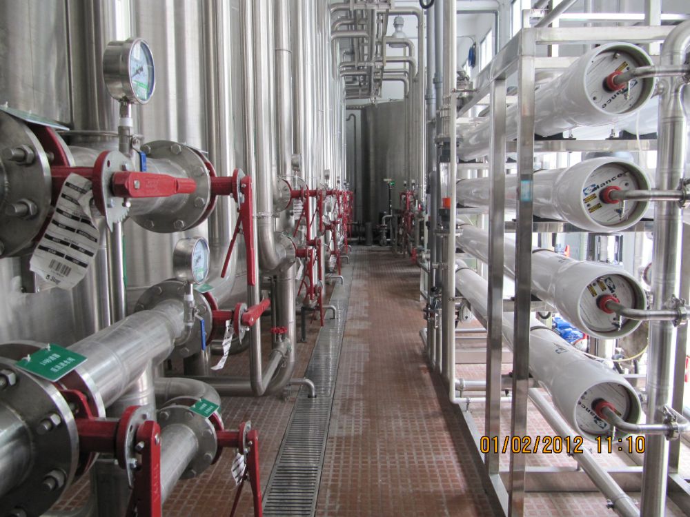 飲料廠20m3ph純水係統